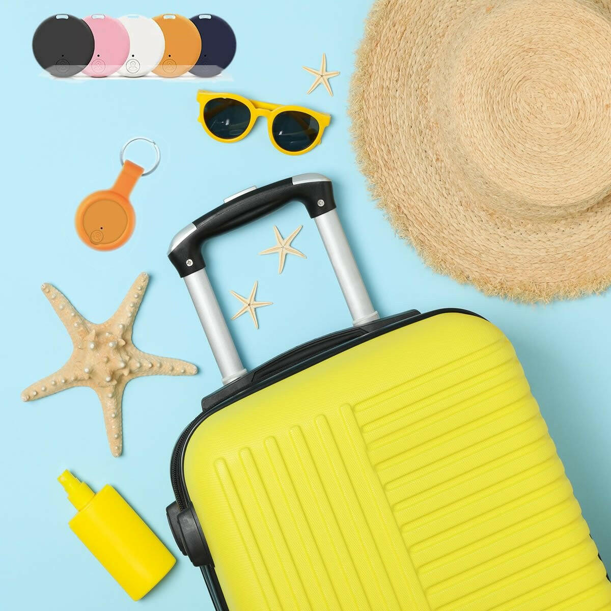 . Anti Lost Device 2 Pack – Silicon Key Finder with LED Light - GoTypical