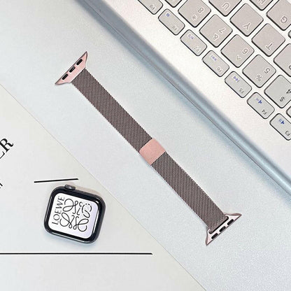 Apple Watch Milanese Loop Strap – Thin Metal Magnetic Clasp for Series 9 - GoTypical