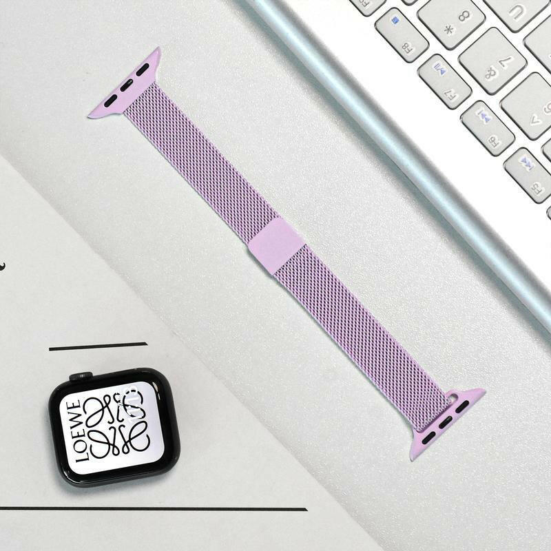Apple Watch Milanese Loop Strap – Thin Metal Magnetic Clasp for Series 9 - GoTypical