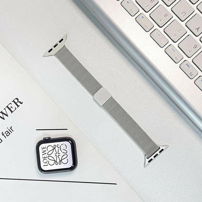 Apple Watch Milanese Loop Strap – Thin Metal Magnetic Clasp for Series 9 - GoTypical