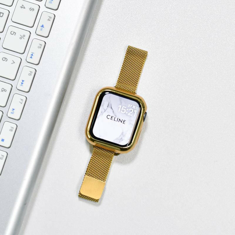 Apple Watch Milanese Loop Strap – Thin Metal Magnetic Clasp for Series 9 - GoTypical