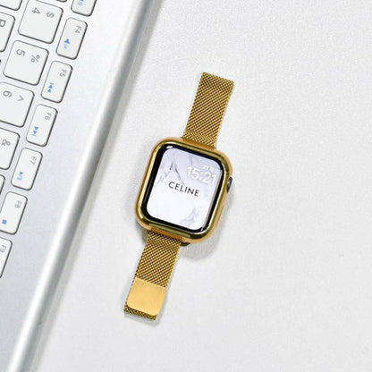 Apple Watch Milanese Loop Strap – Thin Metal Magnetic Clasp for Series 9 - GoTypical