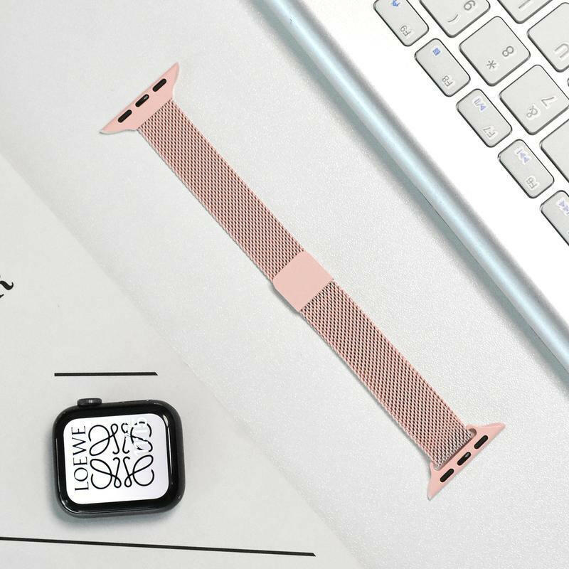 Apple Watch Milanese Loop Strap – Thin Metal Magnetic Clasp for Series 9 - GoTypical