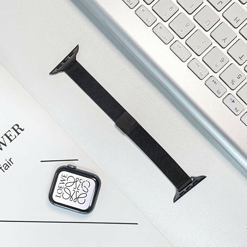 Apple Watch Milanese Loop Strap – Thin Metal Magnetic Clasp for Series 9 - GoTypical