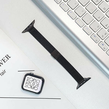 Apple Watch Milanese Loop Strap – Thin Metal Magnetic Clasp for Series 9 - GoTypical