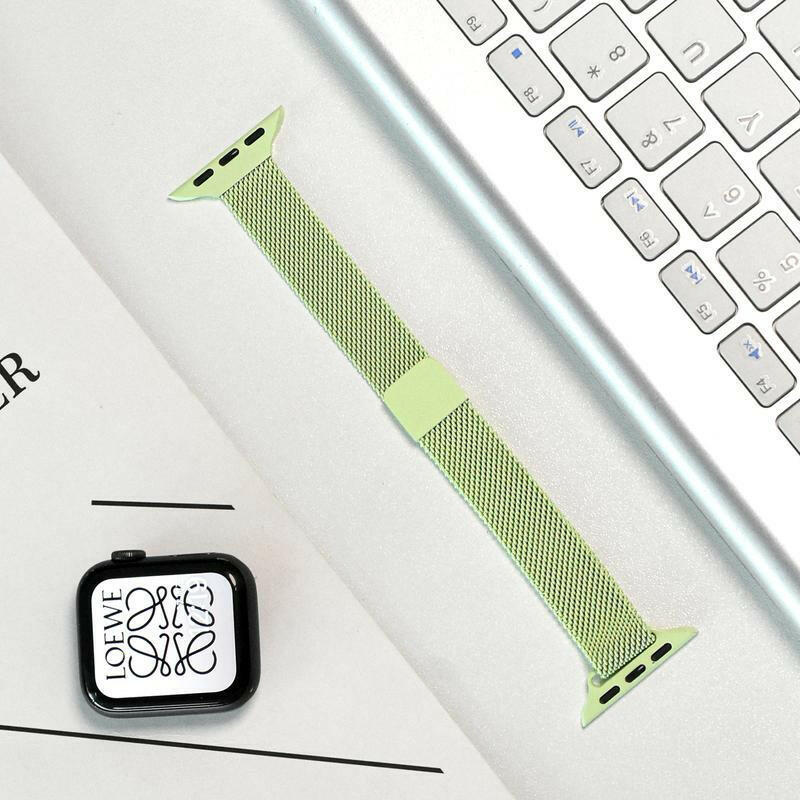 Apple Watch Milanese Loop Strap – Thin Metal Magnetic Clasp for Series 9 - GoTypical