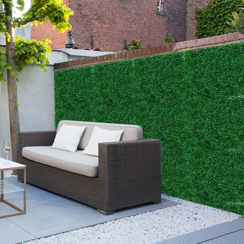 Artificial Grass Wall Panels – 12 Pack | Indoor & Outdoor Decor - GoTypical