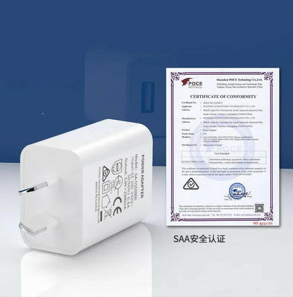 GAT Australian SAA Certified Fast Charging USB Wall Charger – 10W White - GoTypical