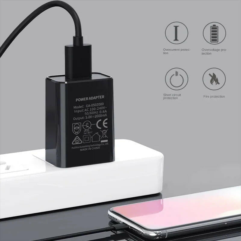 GAT Australian SAA Certified Fast Charging USB Wall Charger – 10W White - GoTypical