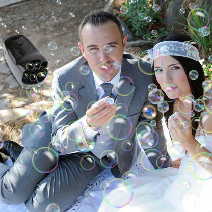 Automatic Bubble Machine – Dual Speed Large 10.82oz Tank for Kids Parties - GoTypical