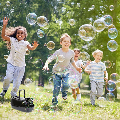 Automatic Bubble Machine – Dual Speed Large 10.82oz Tank for Kids Parties - GoTypical