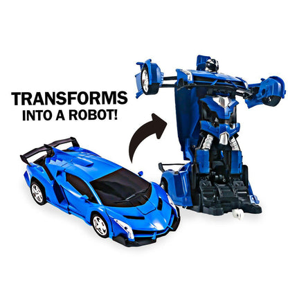 Flipo Automotion Shape-Shifting Robot R/C Car – Red Remote Control Toy - GoTypical