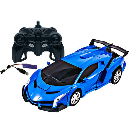 Flipo Automotion Shape-Shifting Robot R/C Car – Red Remote Control Toy - GoTypical