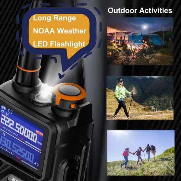 Baofeng K5PLUS Ham Radio – Long Range Portable Two Way Radio with USB-C - GoTypical