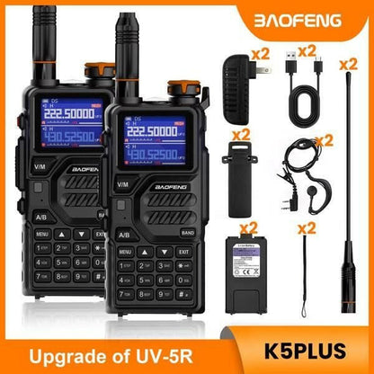 . BAOFENG K5PLUS 10W Ham Radio – Long Range Portable Walkie Talkie - GoTypical