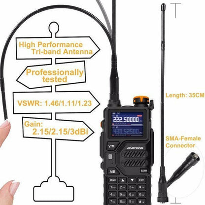 Baofeng K5PLUS Ham Radio – Long Range Portable Two Way Radio with USB-C - GoTypical