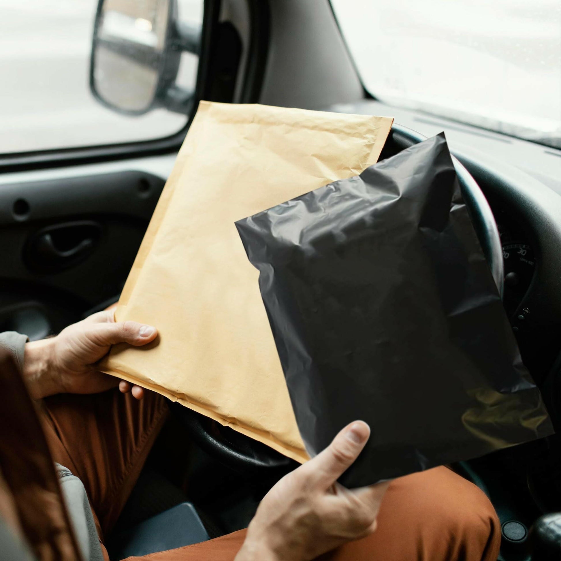 Poly Mailers – AMIFF Black 14.5 x 19 Inch Self-Seal Shipping Bags - GoTypical