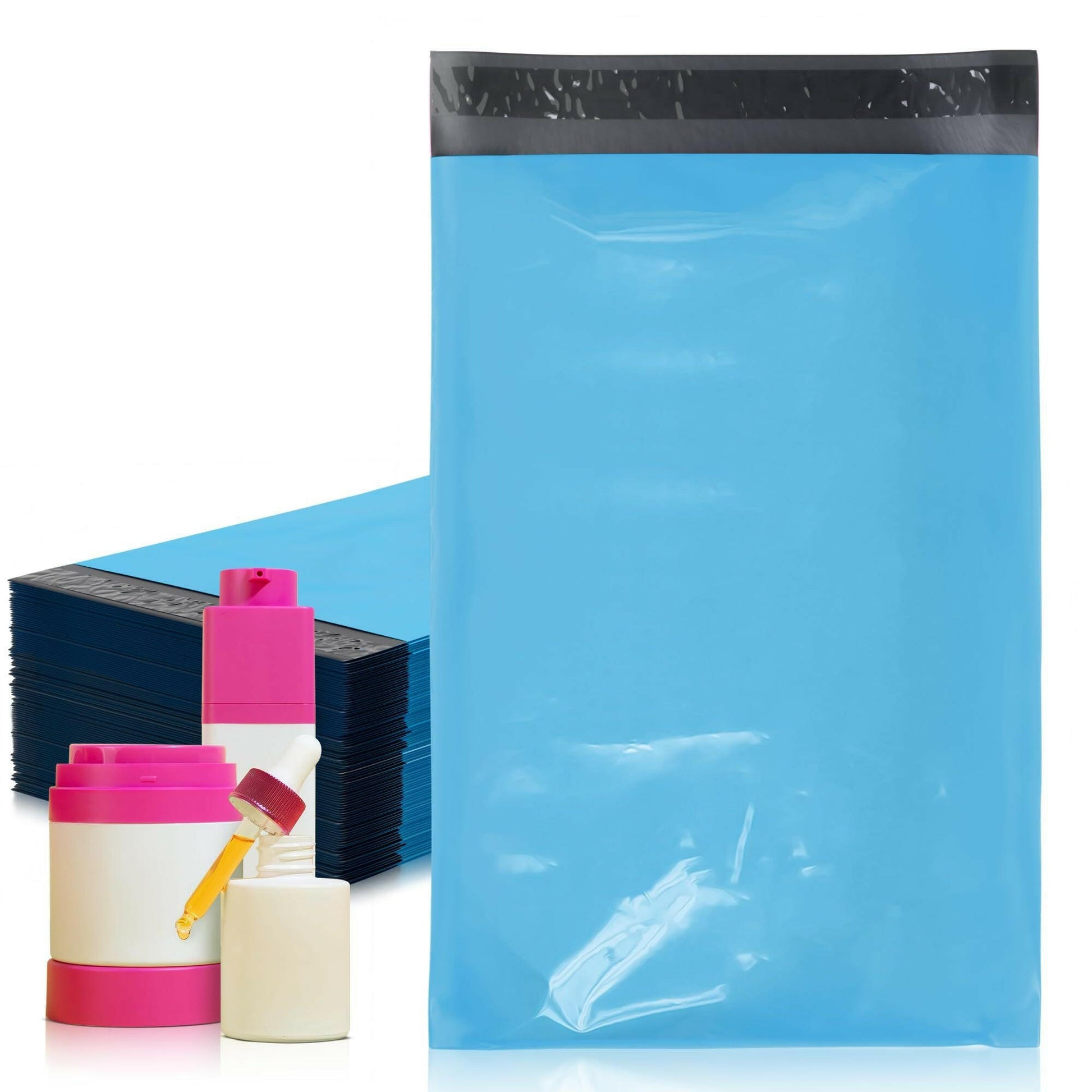 . Blue Poly Mailers 6x9 Inches – 1000 Pack Waterproof Shipping Bags - GoTypical
