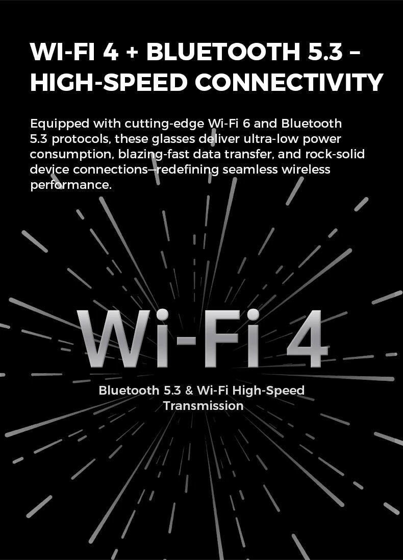 . Bluetooth AI Smart Glasses – 5MP Camera & Voice Assistant - GoTypical