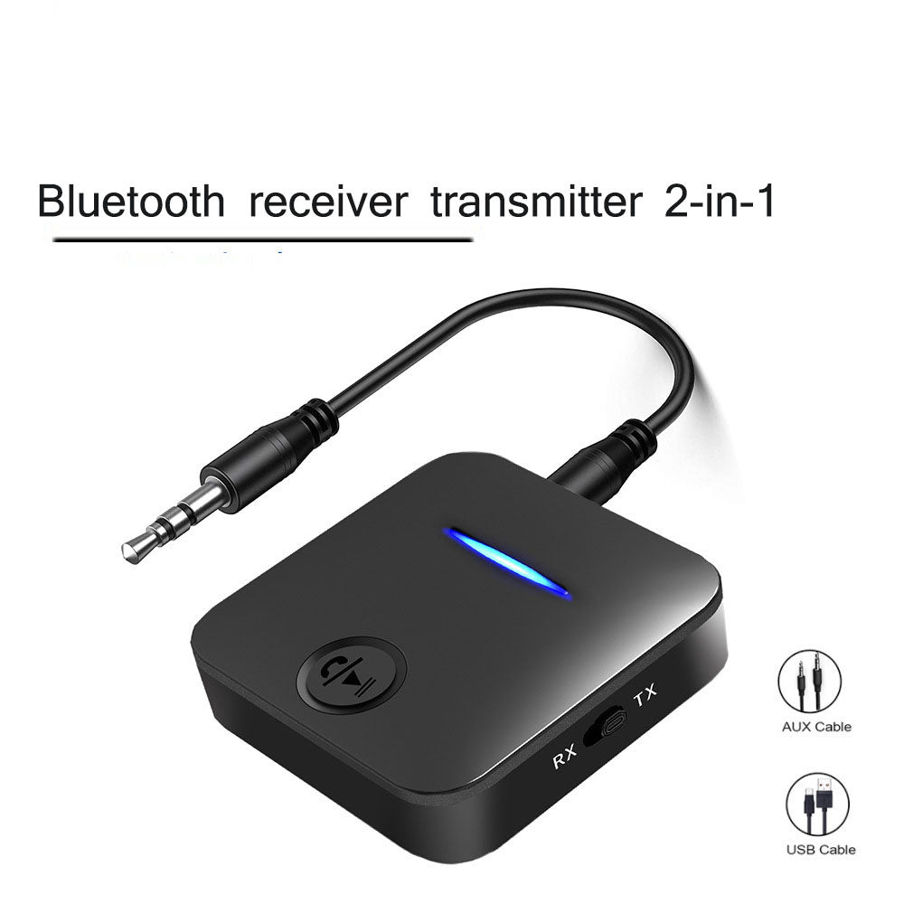 Bluetooth audio receiver transmitter adapter, MIC 2 - in - 1 car speaker - GoTypical