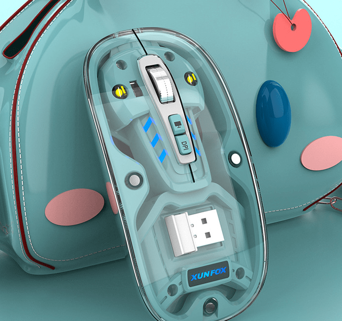 Bluetooth Wireless Transparent Mouse – . Dual-Mode USB Mute - GoTypical