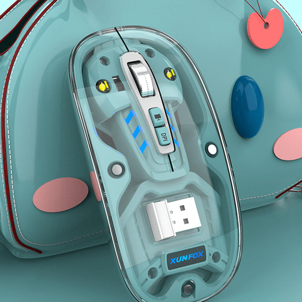 Bluetooth Wireless Transparent Mouse – . Dual-Mode USB Mute - GoTypical