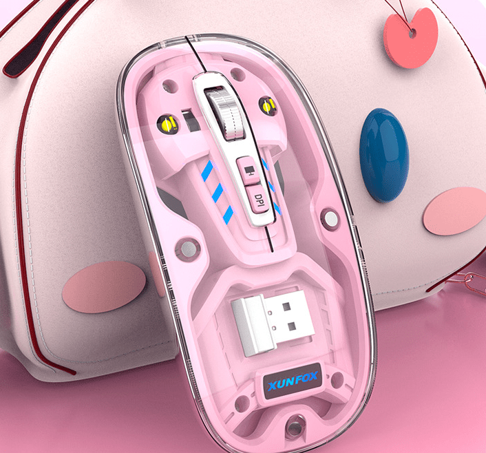 Bluetooth Wireless Transparent Mouse – . Dual-Mode USB Mute - GoTypical