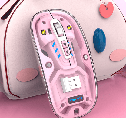 Bluetooth Wireless Transparent Mouse – . Dual-Mode USB Mute - GoTypical