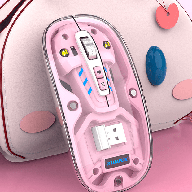 Bluetooth Wireless Transparent Mouse – . Dual-Mode USB Mute - GoTypical