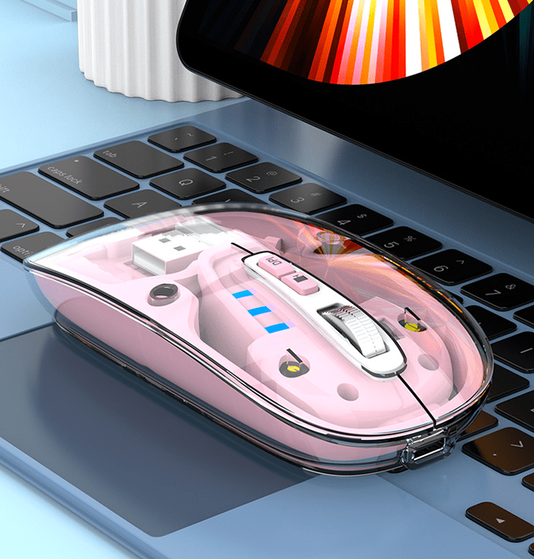 Bluetooth Wireless Transparent Mouse – . Dual-Mode USB Mute - GoTypical