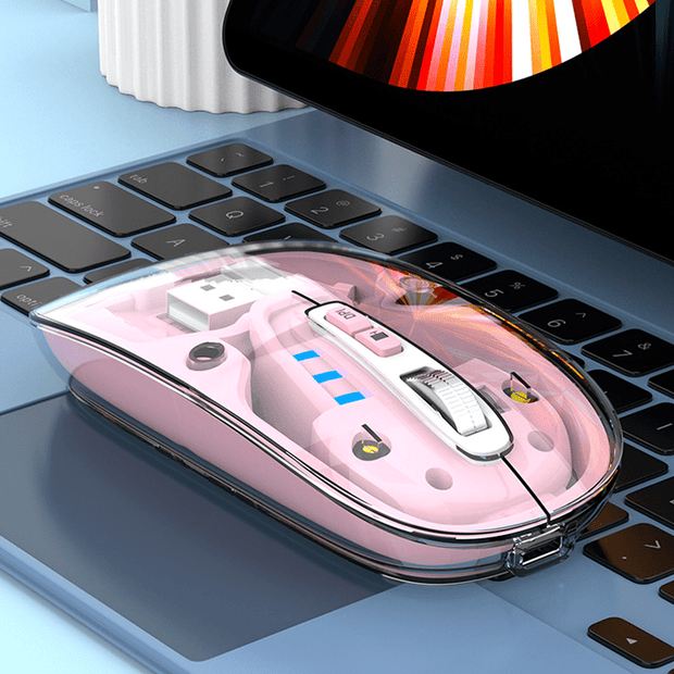 Bluetooth Wireless Transparent Mouse – . Dual-Mode USB Mute - GoTypical