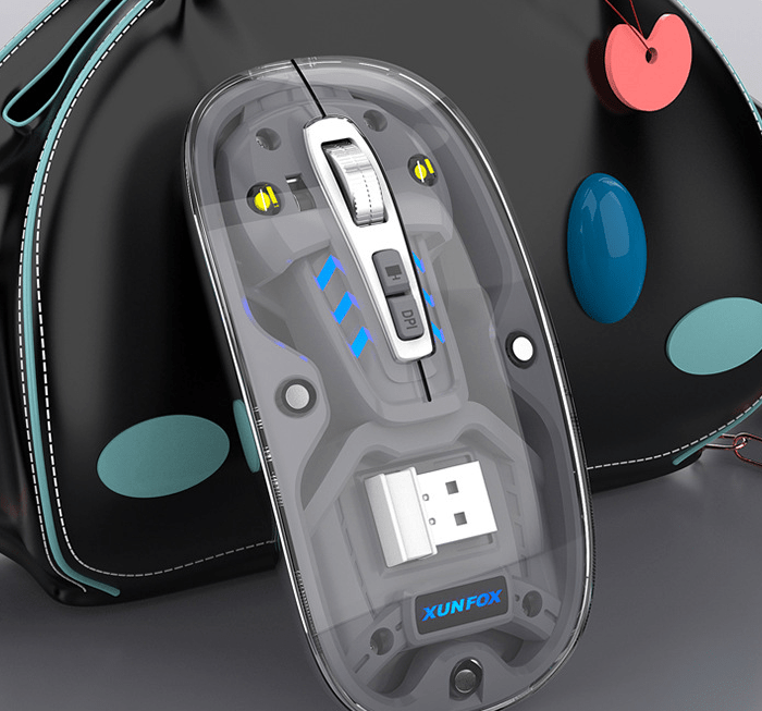 Bluetooth Wireless Transparent Mouse – . Dual-Mode USB Mute - GoTypical