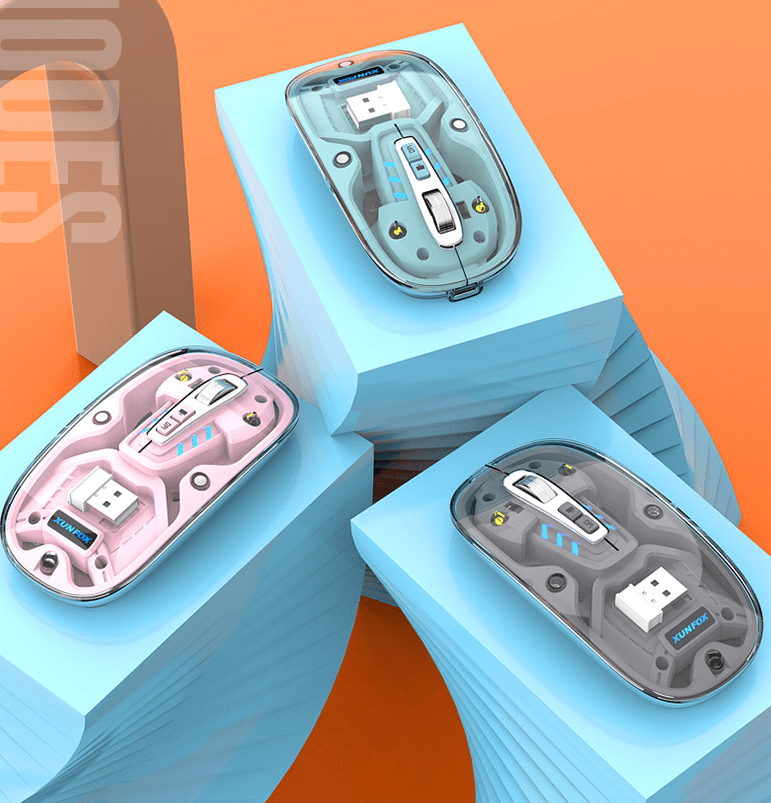 Bluetooth Wireless Transparent Mouse – . Dual-Mode USB Mute - GoTypical