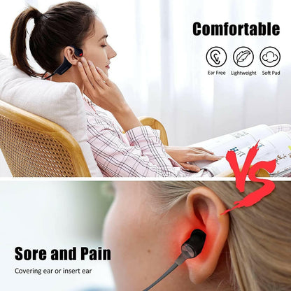 Bone Conduction Earphones – Wireless Open-Ear Sports Headphones IPX6 Waterproof Bluetooth - GoTypical