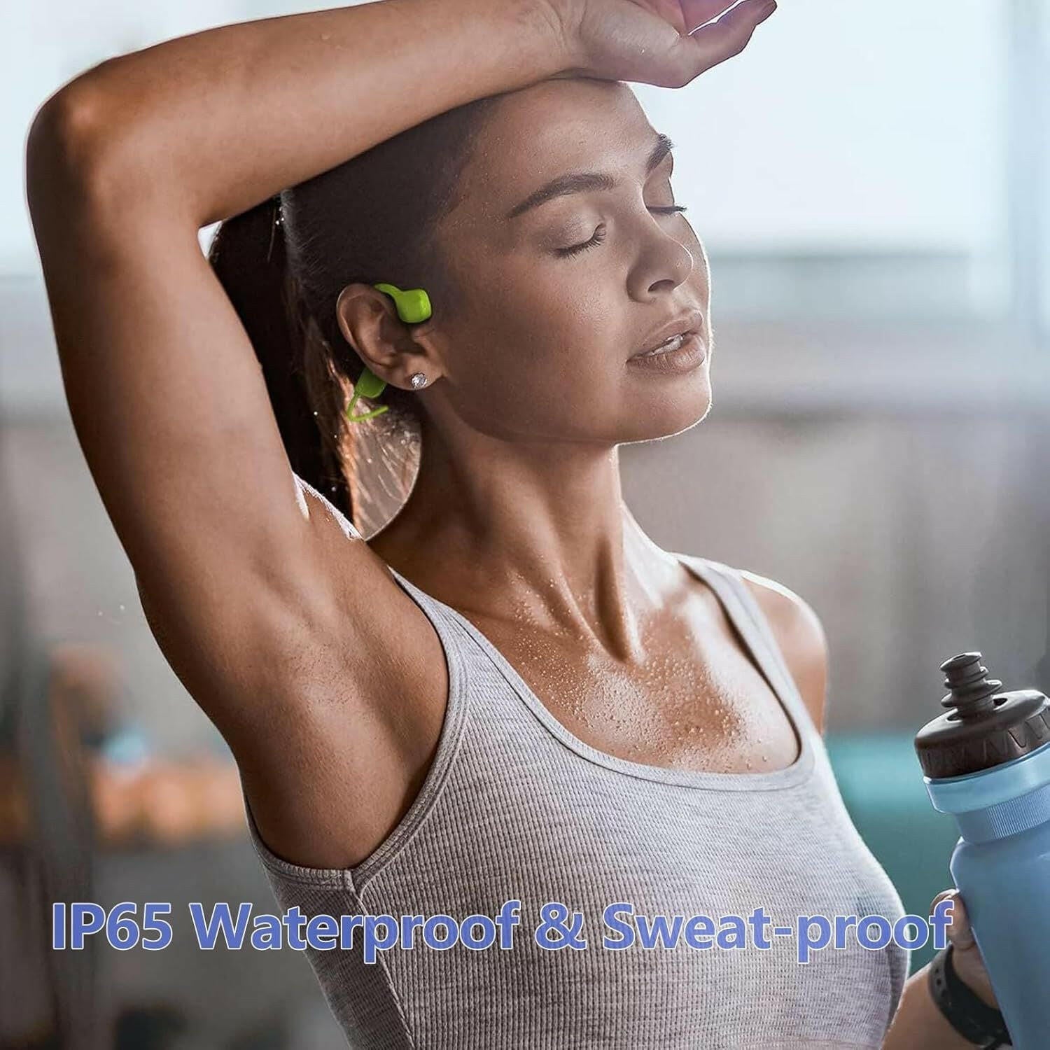 Bone Conduction Earphones – Wireless Open-Ear Sports Headphones IPX6 Waterproof Bluetooth - GoTypical