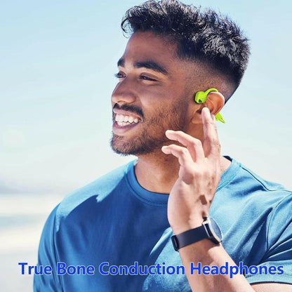 Bone Conduction Earphones – Wireless Open-Ear Sports Headphones IPX6 Waterproof Bluetooth - GoTypical