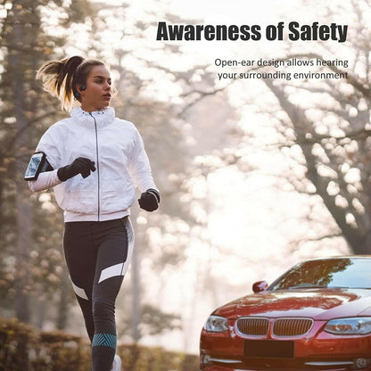 Bone Conduction Earphones – Wireless Open-Ear Sports Headphones IPX6 Waterproof Bluetooth - GoTypical