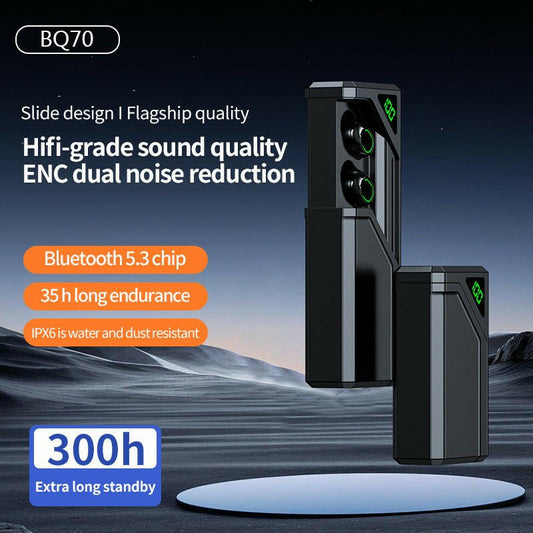 BQ70 Wireless Bluetooth Earphones – In-Ear Digital Display, Long Battery Life - GoTypical