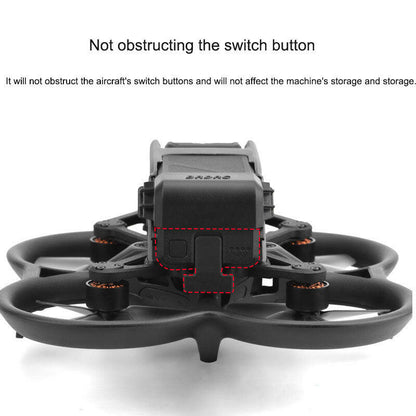 BRDRC DJI Avata Battery Anti-Release Buckle – Black ABS Durable Fit - GoTypical
