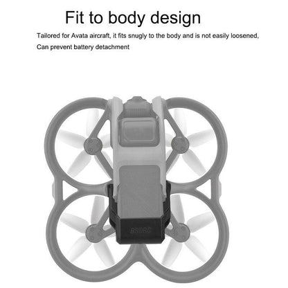BRDRC DJI Avata Battery Anti-Release Buckle – Black ABS Durable Fit - GoTypical