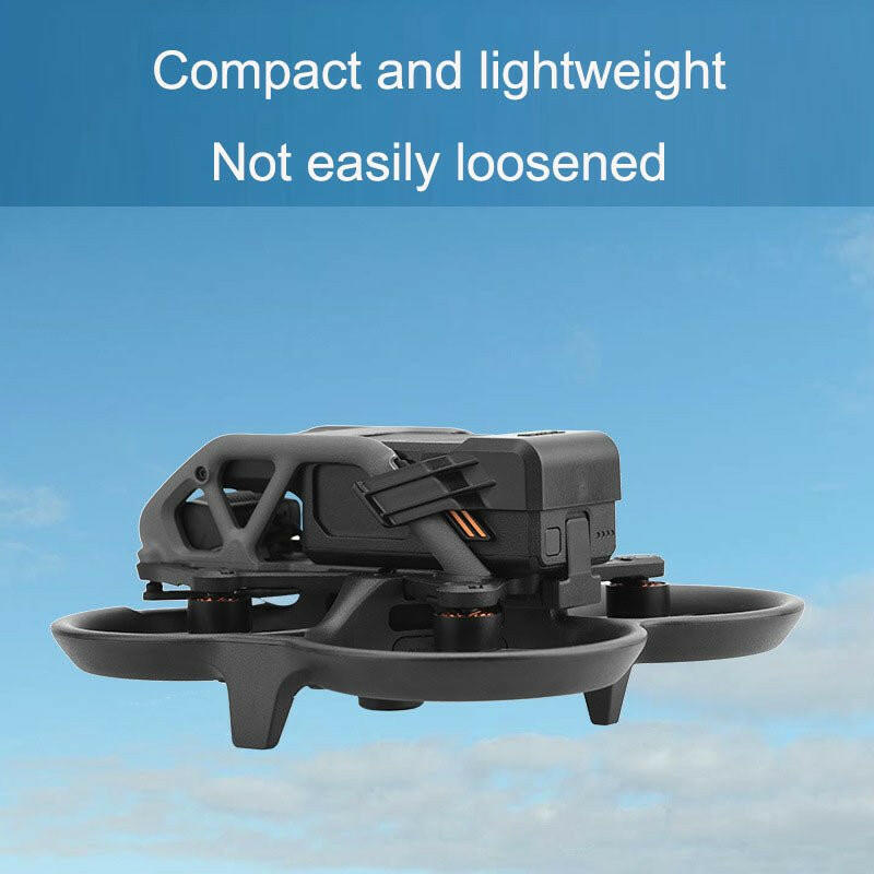 BRDRC DJI Avata Battery Anti-Release Buckle – Black ABS Durable Fit - GoTypical