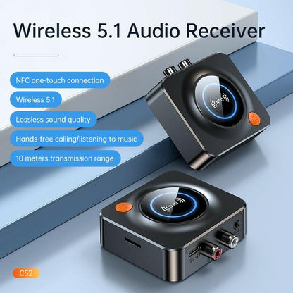 . C52 Bluetooth 5.1 Adapter – TV Audio Receiver with NFC - GoTypical