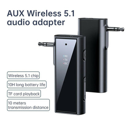 . Car Bluetooth Receiver – Universal AUX Audio Adapter - GoTypical