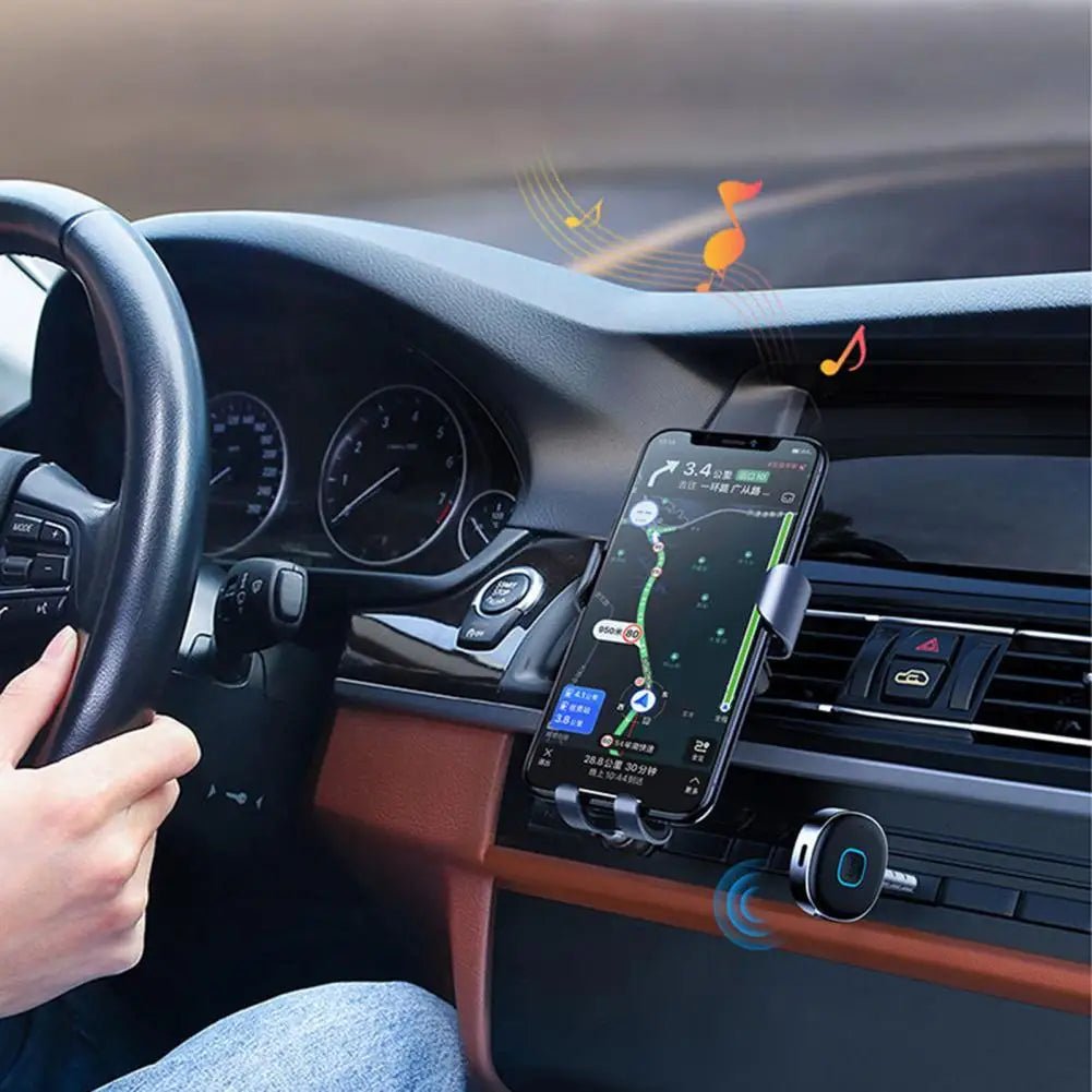 Car Bluetooth receiver, car audio player, lossless sound quality, dual connected device, plug and play - GoTypical