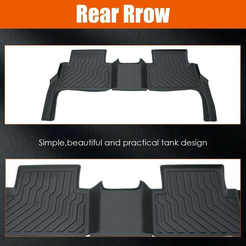 . Car Floor Mats – TPE Rubber, Custom Fit for GMC Canyon & Chevrolet Colorado - GoTypical