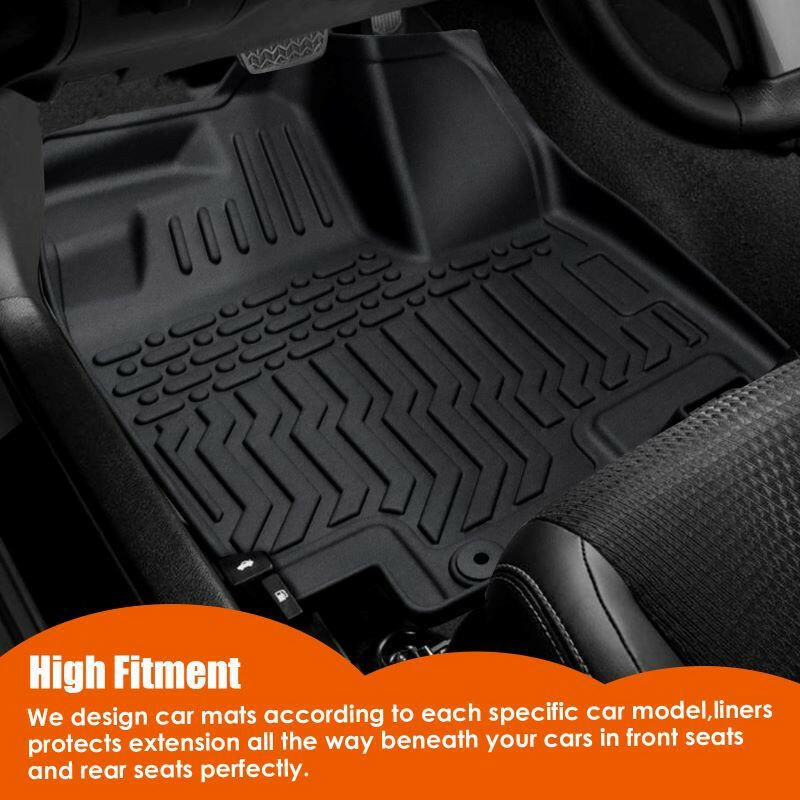 . Car Floor Mats – TPE Rubber, Custom Fit for GMC Canyon & Chevrolet Colorado - GoTypical