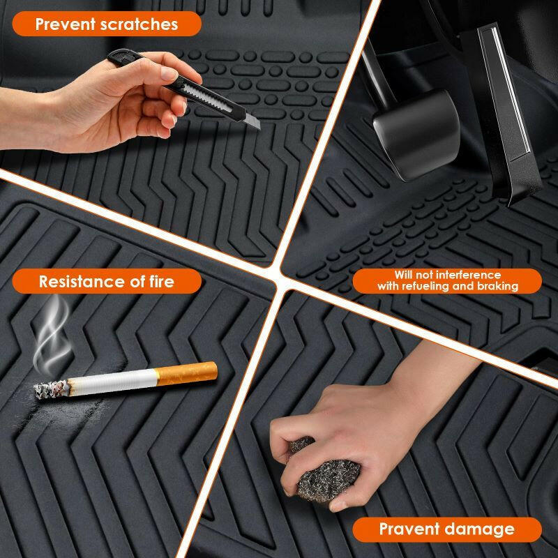 . Car Floor Mats – TPE Rubber, Custom Fit for GMC Canyon & Chevrolet Colorado - GoTypical