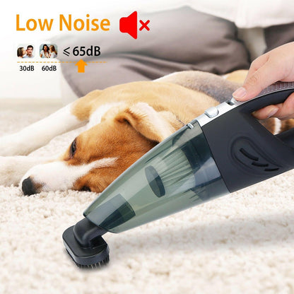 Car Handheld Vacuum Cleaner Cordless Rechargeable Hand Vacuum Portable Strong Suction Vacuum - GoTypical