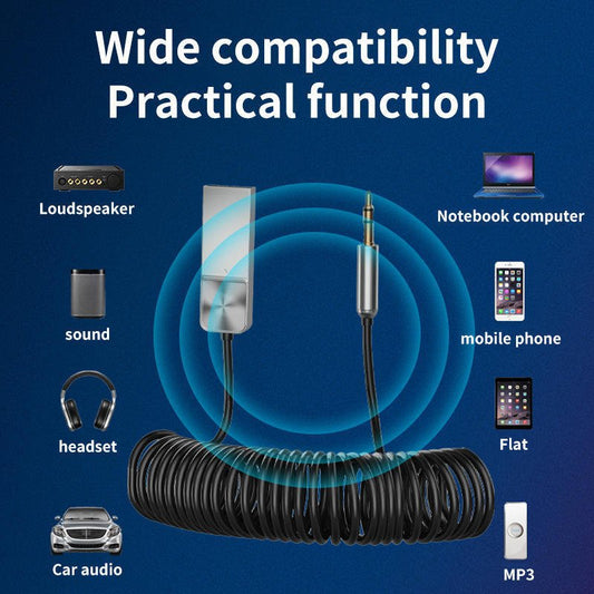 Car multifunctional B27 Bluetooth adapter 5.0 high - definition hands - free navigation call aux interface convenient - GoTypical