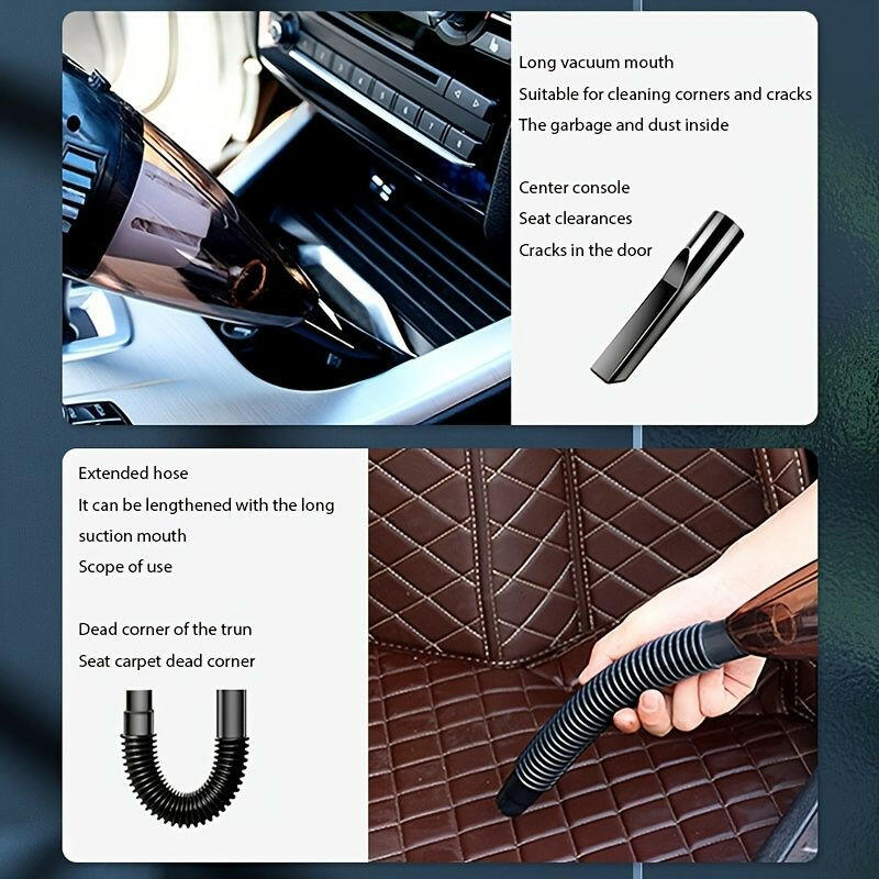 Car Vacuum Cleaner Wireless – . High Power Wet & Dry Mini Vacuum - GoTypical